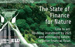 State of finance for nature report 2022