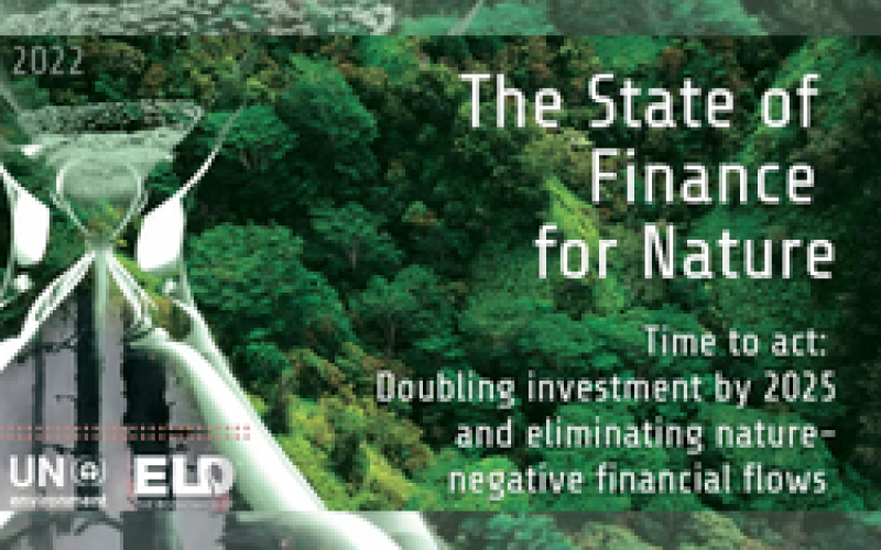 State of finance for nature report 2022