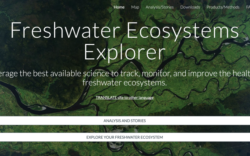 Freshwater Ecosystems Explorer